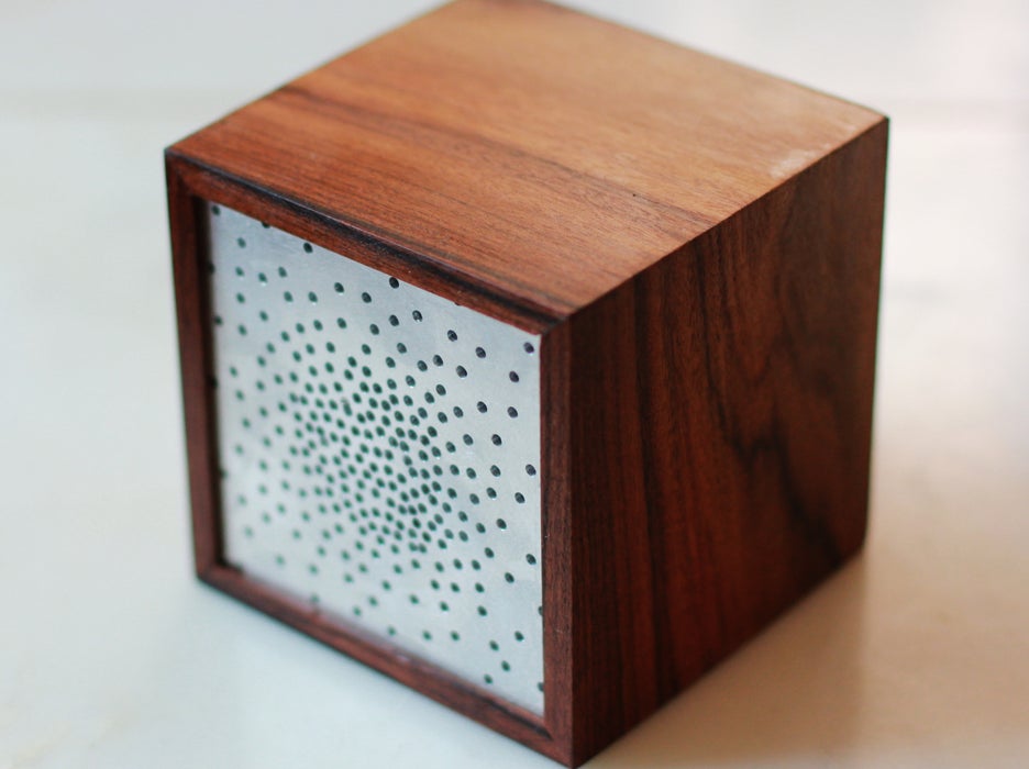 Wireless Retro Cube Speaker W/ Rosewood woodworking plan