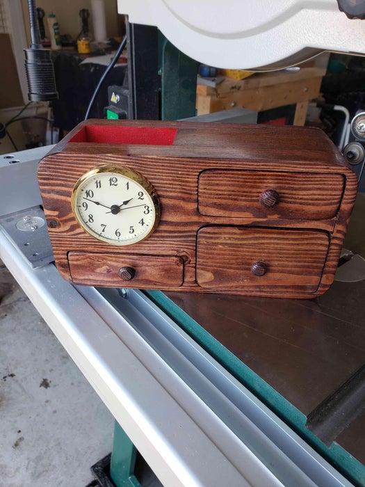 One Board Bandsaw Box Office Desk Caddy woodworking plan