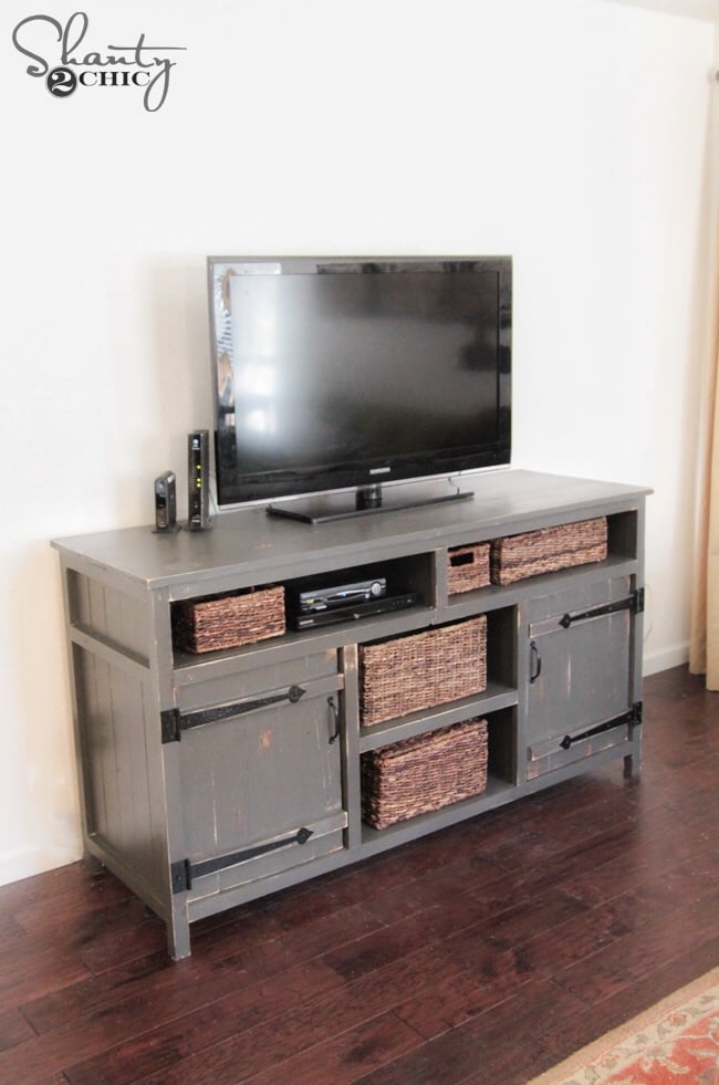 DIY Media Console – Free Plans - Image 1