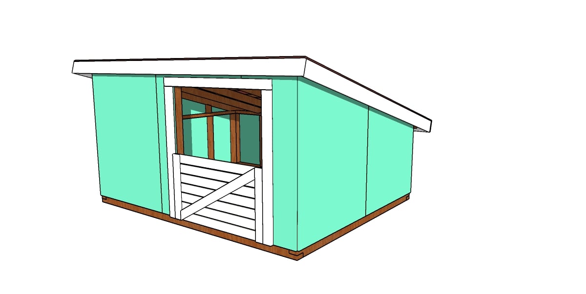 8×10 PIG SHED PLANS - Image 1