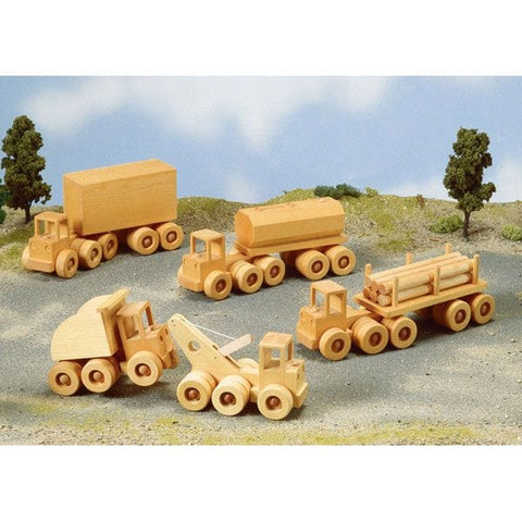 Woodworking Project Paper Plan to Build Wrecker, Dump Truck, & Heavy Haulers - Image 1