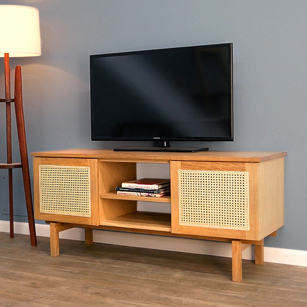 Cane Webbing Media Cabinet Plan woodworking plan