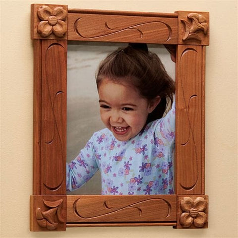 Carved Picture Frame – Downloadable Plan woodworking plan
