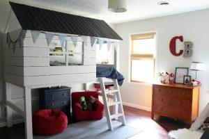 Kids Clubhouse & Loft Bed woodworking plan