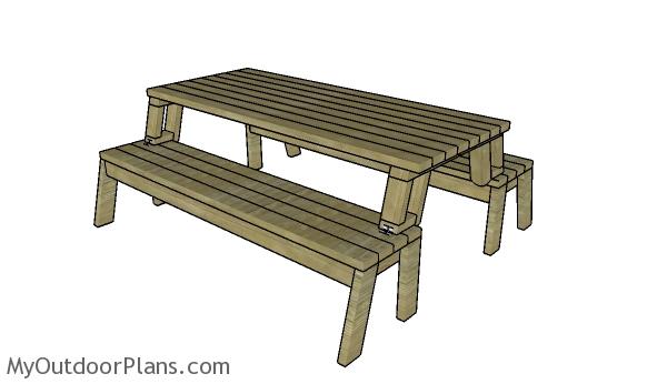 FOLDING PICNIC TABLE PLANS - Image 1