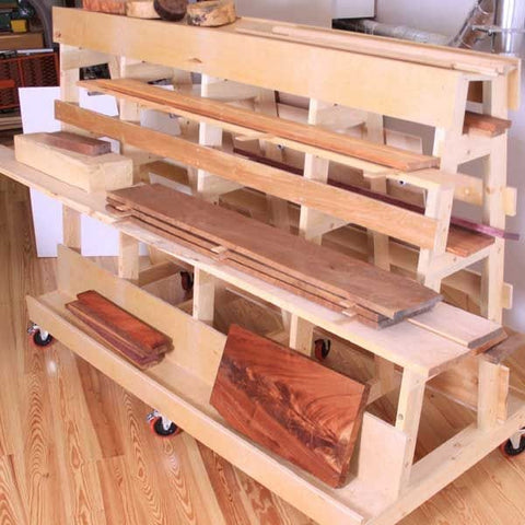 Lumber & Sheet Goods Storage Rack – Downloadable Plan - Image 1
