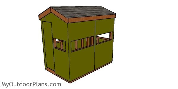 5×8 HUNTING BLIND PLANS - Image 1