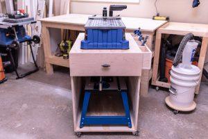 Mobile Shop Cart for Foreman / Router Table woodworking plan