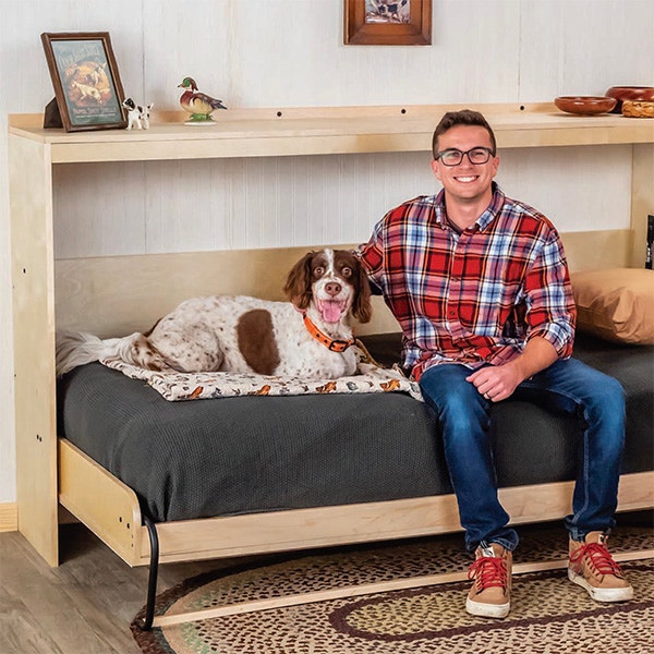 Horizontal Murphy Bed Plan woodworking plan