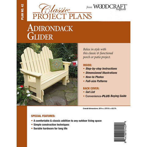 Adirondack Glider – Paper Plan - Image 1