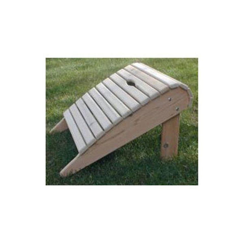 Woodworking Project Paper Plan to Build Adirondack Footrest - Image 1