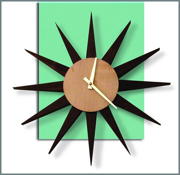 Mid-Century Star Clock Plan - Image 1