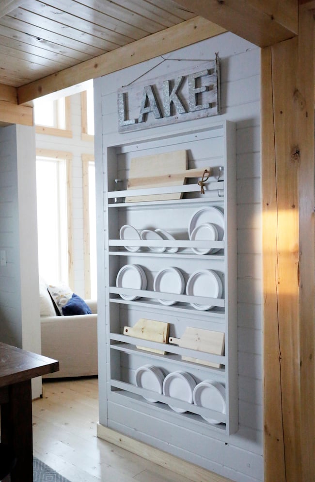 Full Length Plate Rack woodworking plan