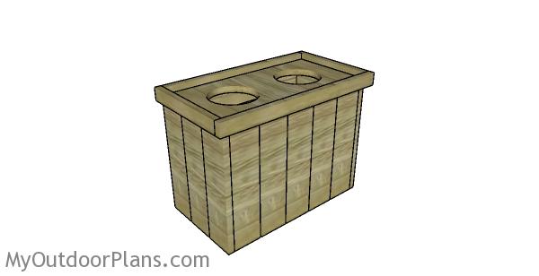 DOG FEEDING STATION PLANS woodworking plan