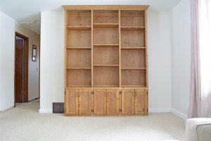 Built-In Bookshelf woodworking plan
