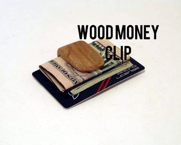 Wood Wallet Clip: From Pallets - Image 1