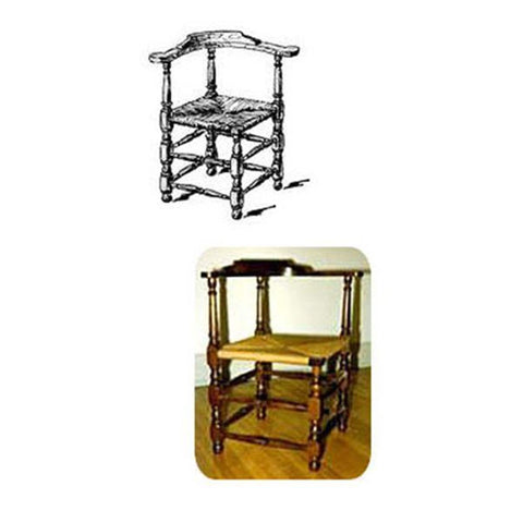 Woodworking Project Paper Plan to Build Rush Chair - Image 1