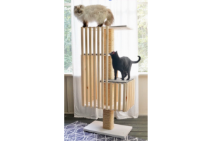 Mid-Century Modern Cat Tree woodworking plan
