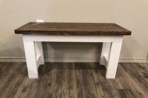 Modern Farmhouse Bench - Image 1