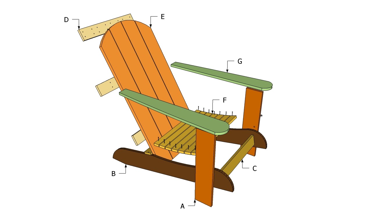 ADIRONDACK CHAIR PLANS FREE woodworking plan