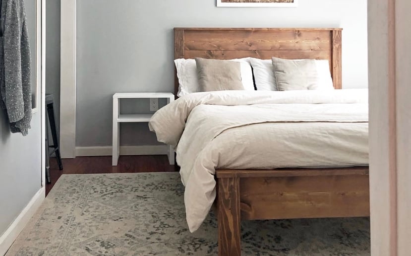 Simple Panel Bed (All Mattress Sizes) – No Pocket Holes woodworking plan