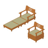 Double fold out chair bed plan - Image 1