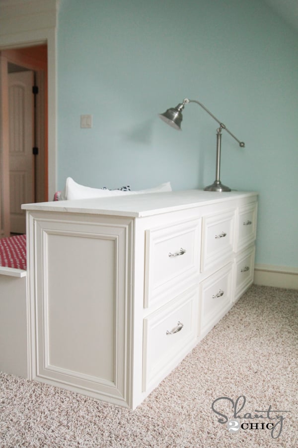 DIY 6 Drawer Dresser woodworking plan