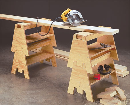 Stacking Sawhorses - Image 1