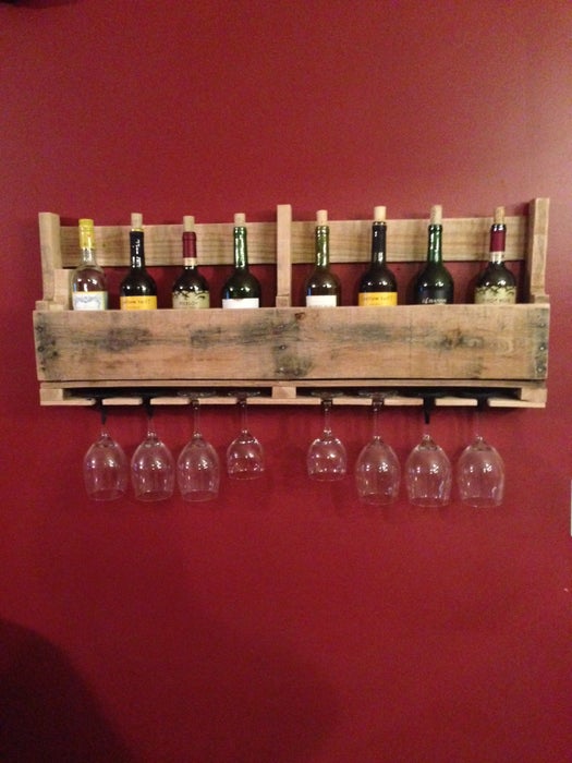 Pallet Wine Rack woodworking plan
