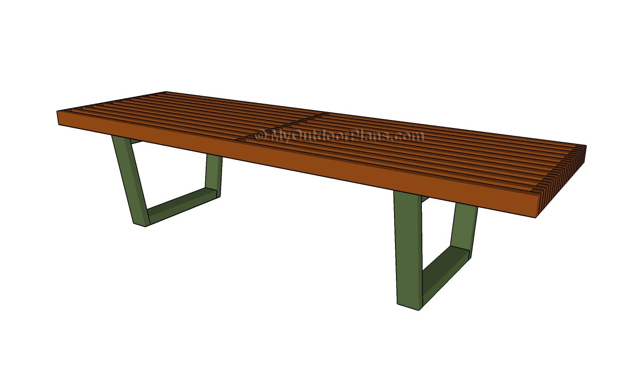 WOOD BENCH PLANS - Image 1
