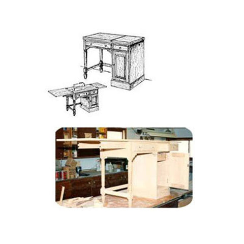 Woodworking Project Paper Plan to Build Sewing Desk woodworking plan