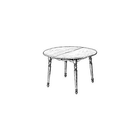 Woodworking Project Paper Plan to Build Round Extension Dining Table woodworking plan