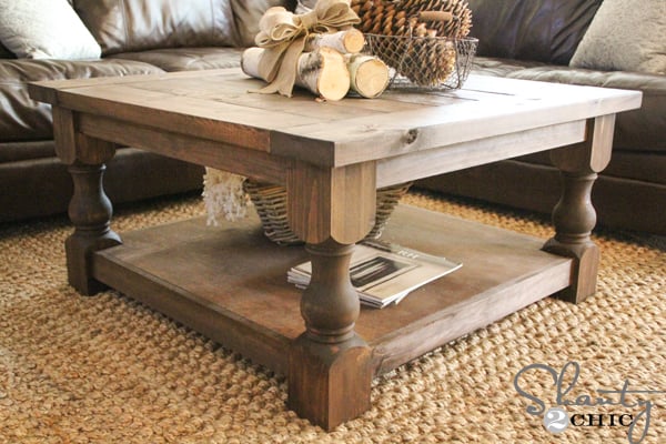 DIY Square Coffee Table - Image 1