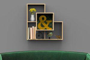 Contemporary Display Shelf - Image 1