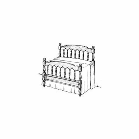 Woodworking Project Paper Plan to Build Colonial Bed woodworking plan