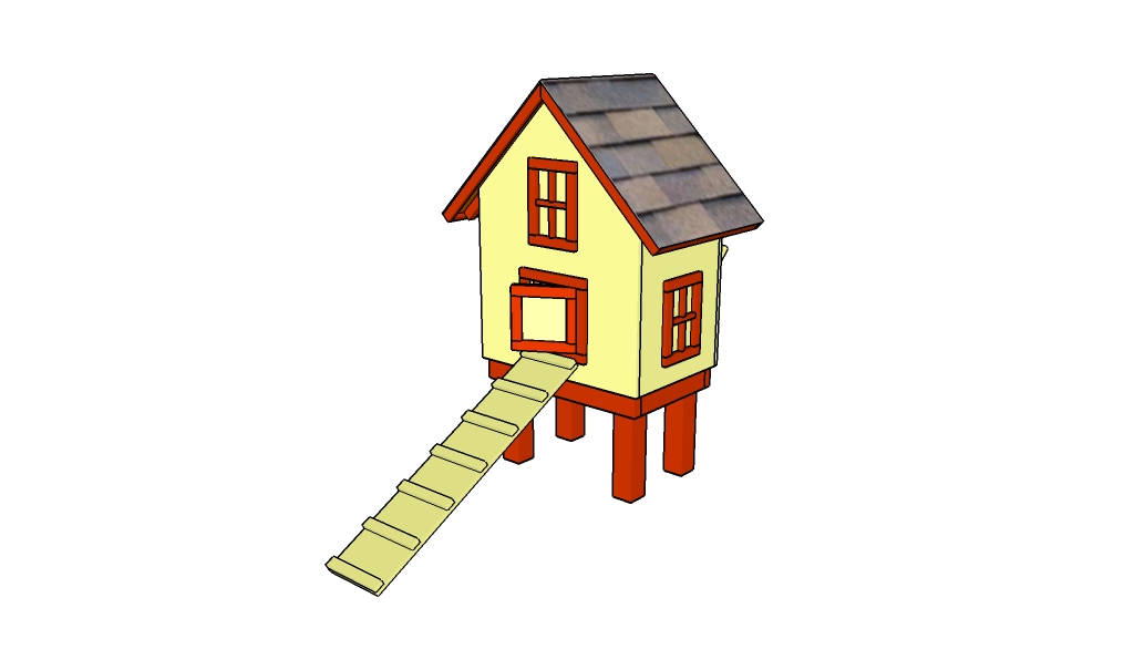 BUILDING A SMALL CHICKEN COOP ROOF - Image 1