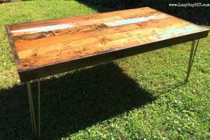 Patchwork Plank Dining Table woodworking plan