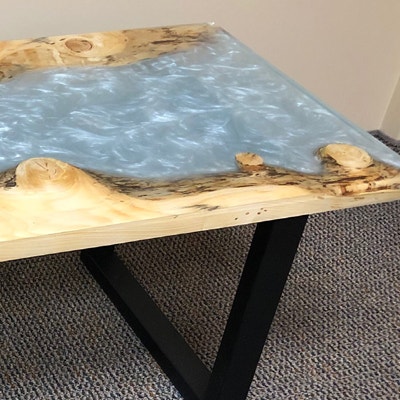 Live Edge River Table Plan woodworking plan