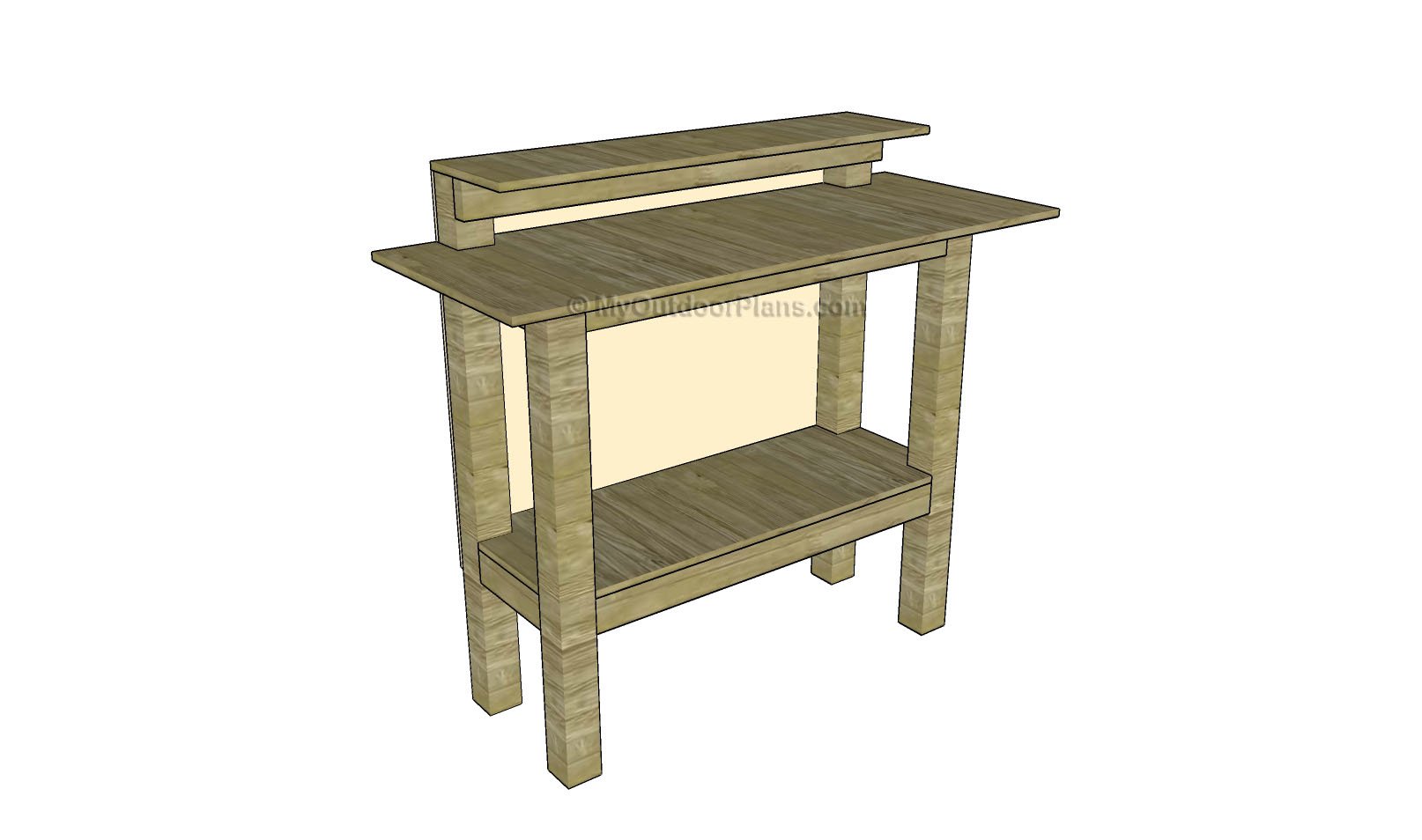 STAND UP DESK PLANS woodworking plan