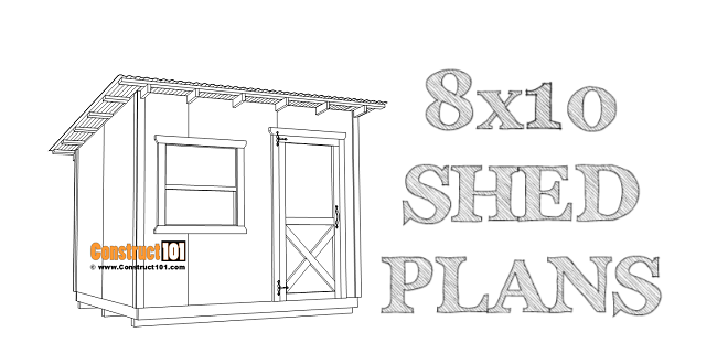 8×10 Lean To Shed Plans | DIY Projects - Image 1