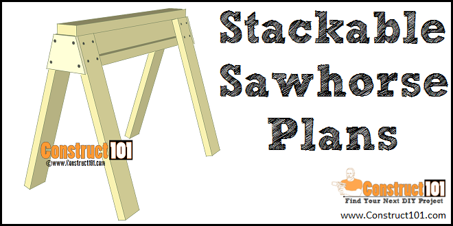 Sawhorse Plans – Free PDF Download - Image 1