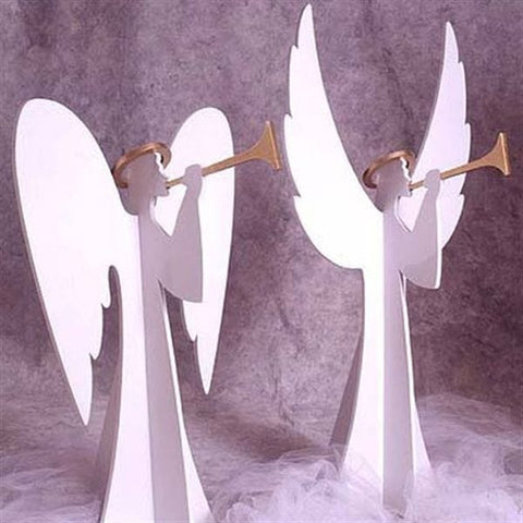 Woodworking Project Paper Plan to Build Heavenly Winds Angels - Image 1