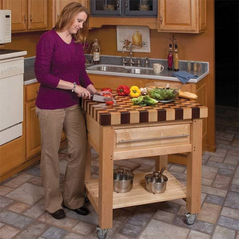 Butcher Block Cart – Downloadable Plan woodworking plan