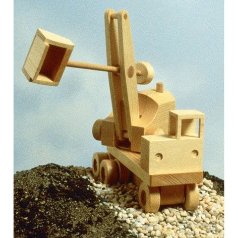 Woodworking Project Paper Plan to Build Excavator (Steam Shovel) - Image 1