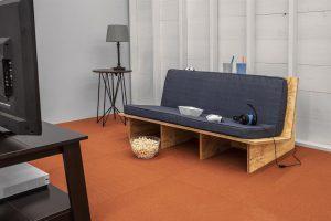 DIY Padded Sofa – Metric woodworking plan