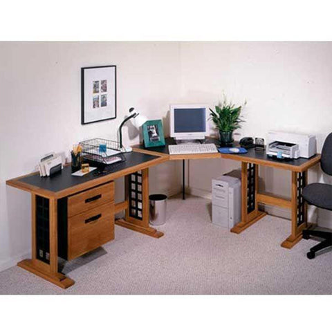 Downloadable Woodworking Project Plan to Build Computer Desk woodworking plan