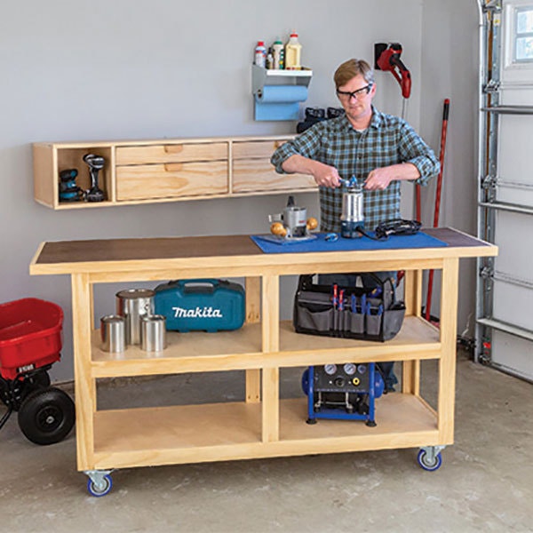 Wall Cabinet & Workbench Plan - Image 1