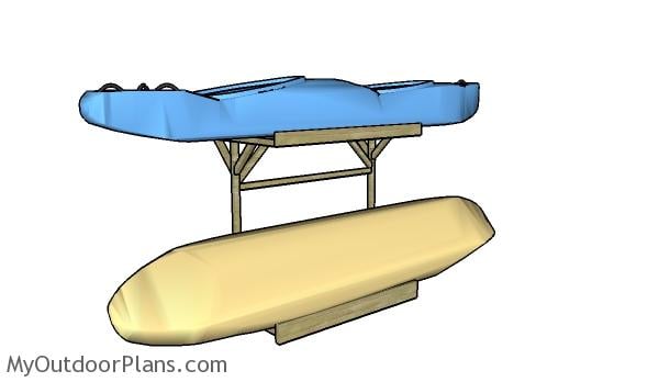 KAYAK STORAGE RACK PLANS - Image 1
