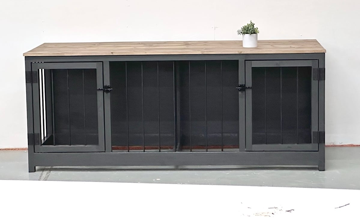 Double Large Console – Dog Crate Furniture woodworking plan