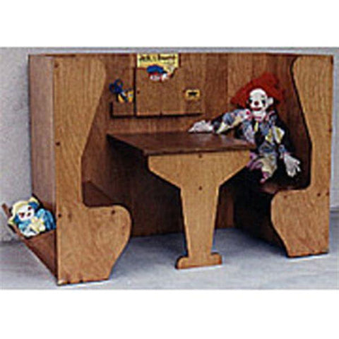 Woodworking Project Paper Plan to Build Kiddie Booth woodworking plan
